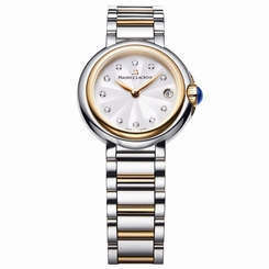  ��975 Maurice Lacroix FA1003-PVP13-150 Ladies Fiaba Round Two Tone Watch with Di