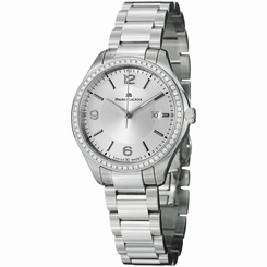 Maurice Lacroix Miros Women's 32mm Sapphire Glass Quartz Watch MI1014-SD502-130 794504024845
