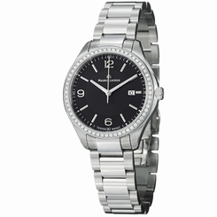 Maurice Lacriox Women's MI1014-SD502-330 'Miros' Black Diamond Dial Steel Quartz 722630227991