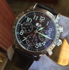  NEW! Maurice Lacroix Masterpiece Aviator Flyback Chronograph