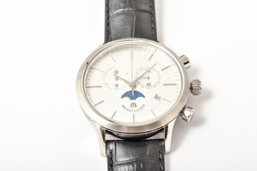Maurice Lacroix Les Classiques Chronograph Phase de Lune lc1148-ss001-130... 7640132495744