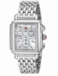 NEW Authentic Michele Deco Diamond Dial MOP MWW06P000014 Ladies Watch