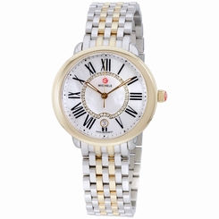 Michele Serein MOP Dial Two-Tone Ladies Watch MWW21B000015