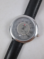 NEW Michele Serein 16 Diamond Grey MOP Stainless Steel Watch MW21B00A0061 & Band