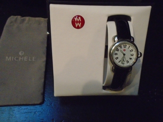 Luxury Swiss Designer MICHELE Wrist Watch Timepiece Jewelry w/Box Papers