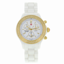 Michele Jetway MWW17B000007 Ceramic Chronograph Quartz Ladies Watch