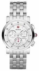 100% AUTHENTIC BRAND NEW MICHELE SPORT SAIL WHITE DIAL LADIES WATCH MWW01C000021