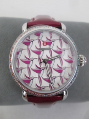 Michele Exotic Creatures Topaz CSX Hummingbird Watch MW05E25A1973 Refurbished