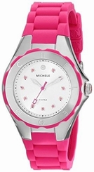 Michele Women's Jellybean Silver Analog Watch MWW12P000002