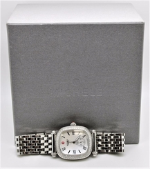 Michele Caber Isle Diamond Women's Diamond Bezel Watch MW16C01A2025 ORIG. BOX