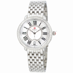 Michele Serein Mother of Pearl Dial Stainless Steel Ladies Watch MWW21B000030