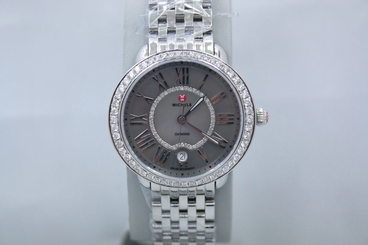 MICHELE SEREIN 16 STAINLESS CUSTOM DIAMOND ENCRUSTED WATCH REF:MWW21B000040