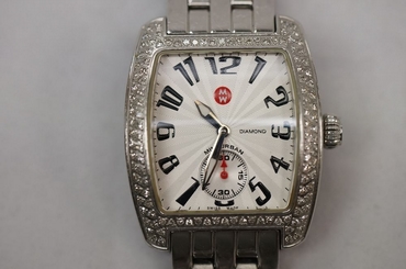 Michele 71-2701 Mini Urban .6ct Diamonds, Womens Analog, Stainless Steel Watch 99945103204