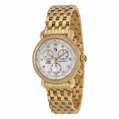 NEW Authentic Michele CSX-36 Diamond Gold Tone MWW03M000141 Ladies Watch