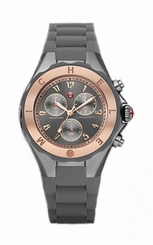 NEW Michele Grey & Rose Gold Tahitian Jelly Bean Watch MWW12F000064 Box NIB