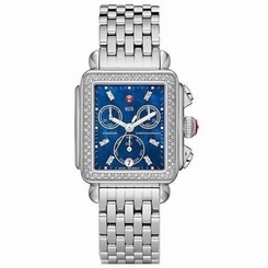 Michele DECO Women's Chronograph Diamond Stainless Steel  Watch MWW06P000219