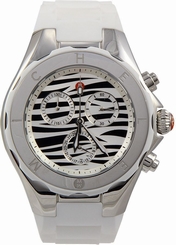 MICHELE Tahitian Jelly Beans Zebra Print 40 mm Ladies Watch MWW12F000055