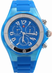Michele Tahitian Jelly Bean, Blue Glitter Mww12f000074