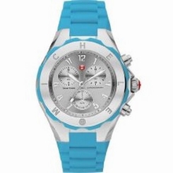 Michele women's Tahitian Jelly Bean Silver Analog Watch MWW12F000049