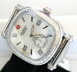  Michele Caber Isle Mother of Pearl Diamond Bezel 140 diamonds MWW16C000026