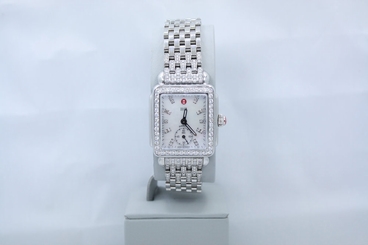 MICHELE DECO 16 STAINLESS CUSTOM DIAMOND ENCRUSTED WATCH REF:MWW06V000002