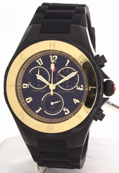 New Authentic Michele Women's Tahitian Jelly Bean Black Watch MWW12F000062