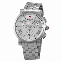  MICHELE WOMEN'S STEEL BRACELET & CASE SWISS QUARTZ WATCH MWW01K000102