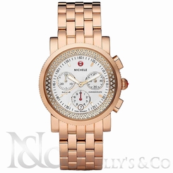 Michele MW01C01G1001 Sport Sail Rose Gold Plated Steel Chronograph Ladies Watch