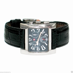 Michele MW2 Chronograph 71-750 MWC00124 Unisex Stainless Steel Watch PRE-OWNED