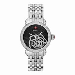 MICHELE WOMEN'S 36MM STEEL BRACELET & CASE QUARTZ ANALOG WATCH MWW03T000031