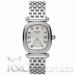 Michele MW16C01A2025 Caber Isle MOP Diamonds Chronograph SS Ladies Watch