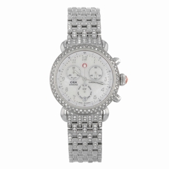 Michele CSX-36 Day MWW03M000001 White MOP & 2.6 Ct Diamonds Quartz Women's Watch