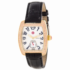 Michele Urban Mini MW02A01G9001 Black Strap Diamond Quartz Swiss Ladies Watch