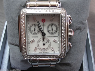 Michele Women's Deco Day 0.66ct Diamond Chronograph Watch MW06P01A1046