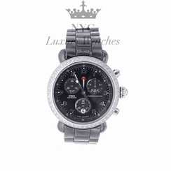 Michele Watch - CSX Chronograph Diamond - Black Ceramic- MWW03N000003