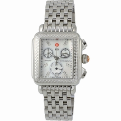 AUTHENTIC Michele Deco Diamond Signature MOP Dial MW06P01A1046 Ladies Watch