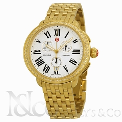Michele MW21A01B0966 Serein Diamond Gold Tone Chronograph Quartz Ladies Watch