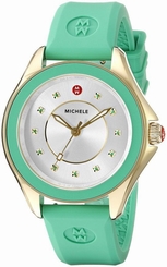 MICHELE Cape Topaz Gold Tone Green MWW27A000009 BOX & PAPERS NWT