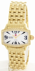 Michele Women's Diamond Gold-tone Stainless Steel Watch MWW02R000002