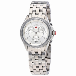 Michele Belmore Chronograph Silver Dial Ladies Watch MWW29B000001