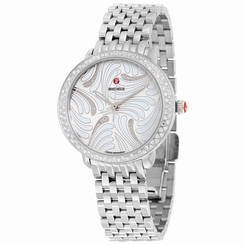 Michele Serein Swan Diamond Dial Ladies Watch MWW21B000084