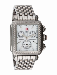 Michele Deco Diamond Markers MW06P00A0928 Wrist Watch for Women 99945418254