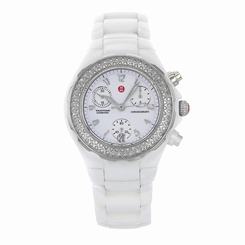 Michele Tahitian MWW12A000001 Ceramic & Steel Quartz Ladies Watc