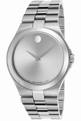Movado Serio 0606556 Silver Dial Stainless Steel Men's Watch