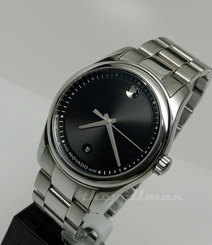 Mens Authentic Swiss Made Movado Sportivo 0606481 Black Dial Stainless Watch
