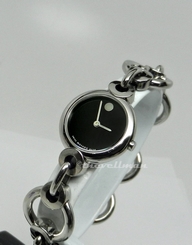 Womens Swiss Movado Circlo 0606487 Museum Dial Stainless Steel Bracelet Watch