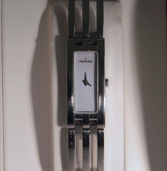Ladies MOVADO ESPERANZA White MOP Dial St Steel Swiss Quartz Watch
