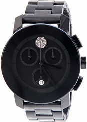 Movado Bold Men's 3600143 38 mm Black Dial Stainless Steel Quartz Movement Watch 845960045124