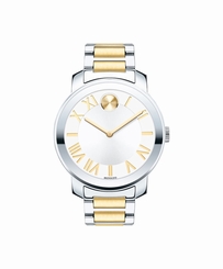 Movado Bold 3600208 White Dial Two Tone Stainless Steel Unisex Watch