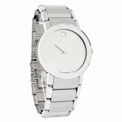 Movado Sapphire Mens XL 38mm Mirror Dial Swiss Quartz Watch 0606093